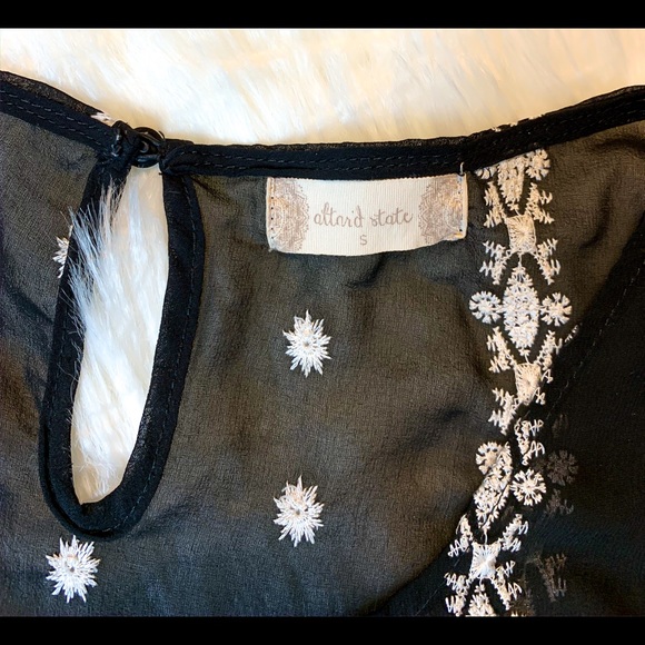 Altar’d State black babydoll dress - Picture 5 of 8